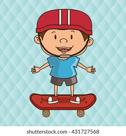 skaters children design 