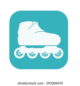 Skates digital design, vector illustration eps 10.