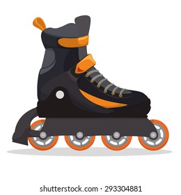 Skates digital design, vector illustration eps 10.