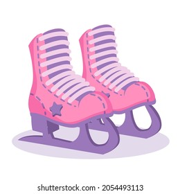 Skates. Hand draw doodle illustration