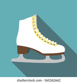 Skates icon. Flat illustration of skates vector icon for web design