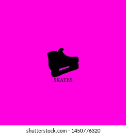 skates icon sign signifier vector