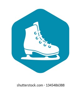 Skates icon in simple style isolated vector illustration