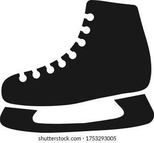 Skates icon. Skates symbol. Flat design. Vector illustration