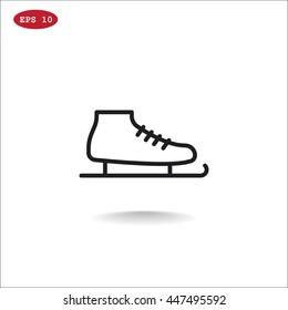  Skates Icon Vector.