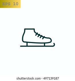  Skates Icon Vector.