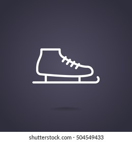  Skates Icon Vector.
