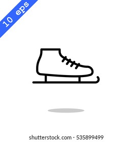  Skates Icon Vector.