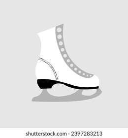 Skates icon vector. Ice Skate illustration sign. Figure skating symbol or logo.