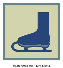 SKATES icon. VECTOR ILLUSTRATION