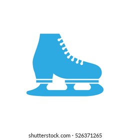 Skates icon vector illustration eps10. Isolated badge for website or app - stock infographics