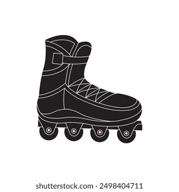 skates icon vector illustration symbol design