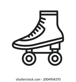 Skates icon vector image. Can also be used for Physical Fitness. Suitable for mobile apps, web apps and print media.