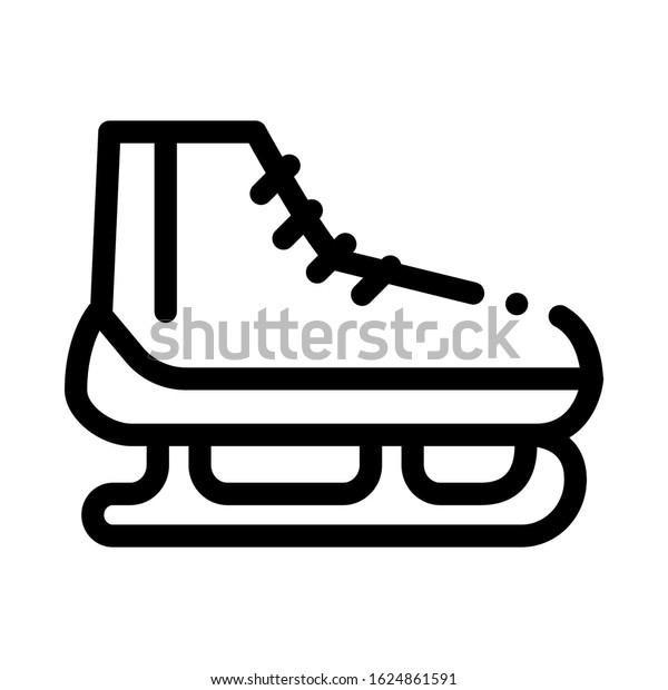 Skates Icon Vector. Outline Skates Sign.
Isolated Contour Symbol
Illustration