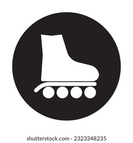 skates icon vector template illustration logo design