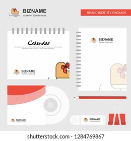 Skates Logo, Calendar Template, CD Cover, Diary and USB Brand Stationary Package Design Vector Template