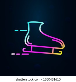 Skates nolan icon. Simple thin line, outline vector of speed icons for ui and ux, website or mobile application