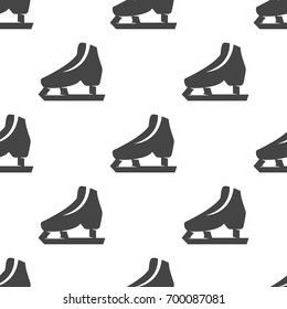 Skates seamless pattern. Vector illustration for backgrounds