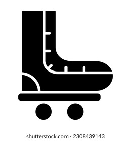 Icono De Glifo Vector De Patinaje Para Uso Personal Y Comercial.
