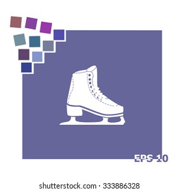 Skates vector icon
