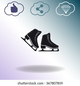 Skates vector icon