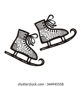 Skates vector illustration