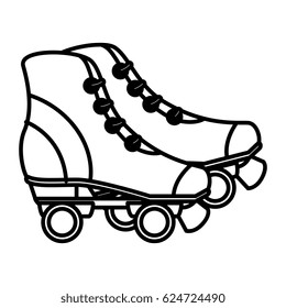 skates wheels isolated icon
