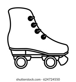 skates wheels isolated icon