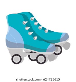 skates wheels isolated icon