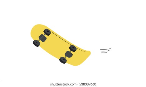 skating board vector artwork