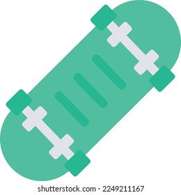 Skating Board Vector Icon which is suitable for commercial work and easily modify or edit it
