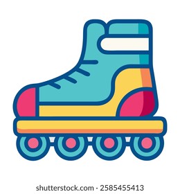 A skating boot icon for inline skating