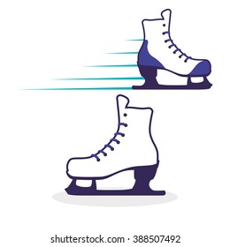 Skating icon design