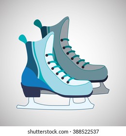 Skating icon design