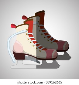 Skating icon design