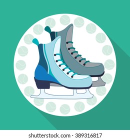 Skating icon design