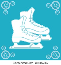 Skating icon design
