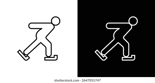 Skating icon. Graphic Design vector icon. Ui Ux Icons