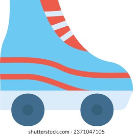 Skating icon on transparent background