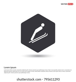 Skating Icon White Background icon template