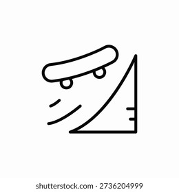 skating park icon sign vector