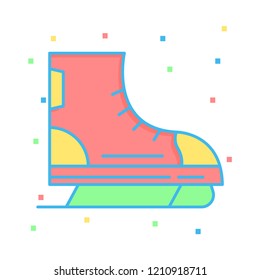 skating  shoe  ice 