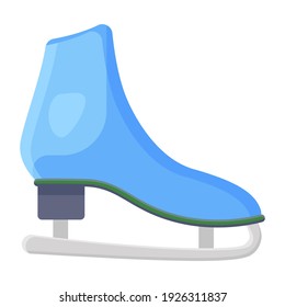 
Zapata de patinaje de estilo plano moderno, vector deportivo de patinaje 