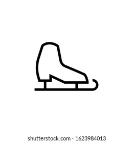 skating shoes icon - From Fitness, Health and activity icons, sports icons in outline, lineart style on white background