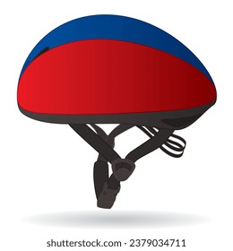 skating short-track helmet isolated on a white background