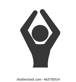 skating silhouette person pictogram sport hobby icon. Isolated and flat illustration. Vector graphic