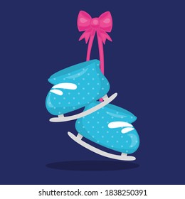 Schneeschuhstiefel, Design, Vektorgrafik