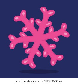 skating snowman flakes design vector illustration