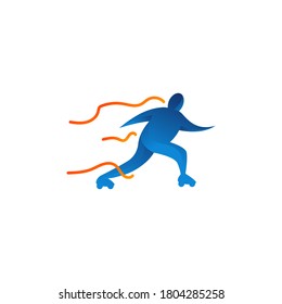 skating vector design template illustration