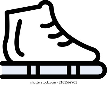 Skating Vector illustration on a transparent background.Premium quality symmbols.Stroke vector icon for concept and graphic design.